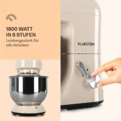 Bella Küchenmaschine 2000 W / 2,7 PS 5 Ltr Edelstahl BPA-frei -Haushaltsgeräte Store 10008232 de 0003 logo