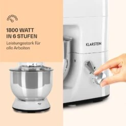 Lucia Küchenmaschine 3-in-1 2000 W / 2,7 PS 5 Ltr Edelstahl BPA-frei -Haushaltsgeräte Store 10008236 de 0003 logo