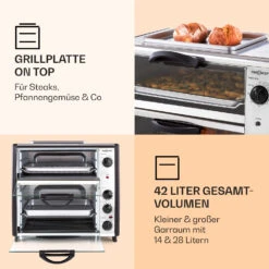 All-You-Can-Eat Doppel-Backofen Grillplatte 42 Liter 2350 Watt -Haushaltsgeräte Store 10026452 de 0003 logo