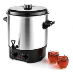 Biggie Einkochautomat Edelstahl 27 Liter 2000W Timer -Haushaltsgeräte Store 10027587 yy 0008 titel Klarstein Biggie Einkochautomat