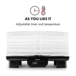 Bananarama Dörrautomat Schwarz 550W Trockner Dehydrator 6 Etagen -Haushaltsgeräte Store 10027831 yy 0005 logo Klarstein Bananarama Doerrautomat schwarz reedit