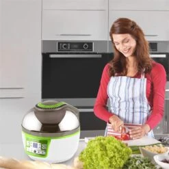 VitAir Turbo Heißluftfritteuse Grün-weiß 1400W Grillen Backen 9l 14 VitAir Turbo Heißluftfritteuse Grün-weiß 1400W Grillen Backen 9l -Haushaltsgeräte Store 10028288 yy 0004 ambient klarstein vitair heissluft frieteuse