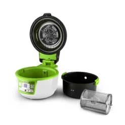 VitAir Turbo Heißluftfritteuse Grün-weiß 1400W Grillen Backen 9l 18 VitAir Turbo Heißluftfritteuse Grün-weiß 1400W Grillen Backen 9l -Haushaltsgeräte Store 10028288 yy 0008 titel zubehoer 07 Klarstein VitAir Heissluftfritteuse gruen weiss