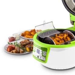 VitAir Turbo Heißluftfritteuse Grün-weiß 1400W Grillen Backen 9l 20 VitAir Turbo Heißluftfritteuse Grün-weiß 1400W Grillen Backen 9l -Haushaltsgeräte Store 10028288 yy 0010 ambient klarstein vitair heissluft frieteuse