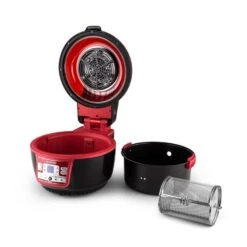 VitAir Turbo Heißluftfritteuse Rot-schwarz 1400W Grillen Backen 9l -Haushaltsgeräte Store 10028289 yy 0008 titel Klarstein VitAir Heissluftfritteuse