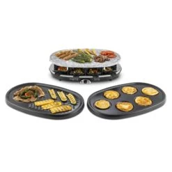 All-U-Can-Grill Raclette 4-in-1 Pancake Crêpes Steinplatte 8 Personen 13 All-U-Can-Grill Raclette 4-in-1 Pancake Crêpes Steinplatte 8 Personen -Haushaltsgeräte Store 10028450 yy 0004 titel Klarstein All U Can Grill Raclettegrill 4in1