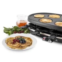 All-U-Can-Grill Raclette 4-in-1 Pancake Crêpes Steinplatte 8 Personen 18 All-U-Can-Grill Raclette 4-in-1 Pancake Crêpes Steinplatte 8 Personen -Haushaltsgeräte Store 10028450 yy 0009 titel Klarstein All U Can Grill Raclettegrill 4in1