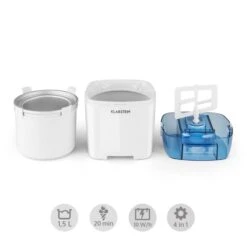 Creamberry Eiscremebereiter Flaschenkühler Frozen Yogurt 1,5l Weiß -Haushaltsgeräte Store 10028925 yy 0003 logo Klarstein Creamberry Eisbereiter reedit