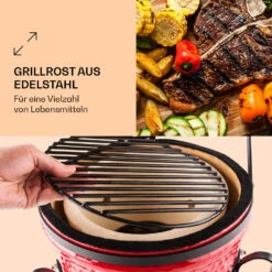 Princesize Kamado-Grill Keramikgrill Edelstahl-Grillrost Smoker BBQ -Haushaltsgeräte Store 10029124 de 0003 logo