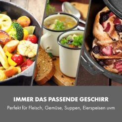 Hotrod 45 Dutch Oven BBQ-Topf 4,5 Qt / 4 Liter Gusseisen Schwarz -Haushaltsgeräte Store 10029165 de 0003 logo