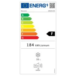 Garfield Gefrierschrank Gefrierwürfel 4-Sterne 35 L 65 W 2 Etagen -Haushaltsgeräte Store 10029334 energy label