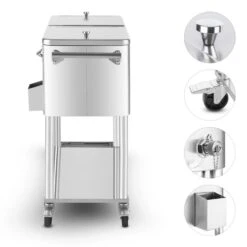 Springbreak 2000 Getränkewagen Terrassenkühlwagen 80l Edelstahl 6 Springbreak 2000 Getränkewagen Terrassenkühlwagen 80l Edelstahl -Haushaltsgeräte Store 10029647 yy 0003 logo