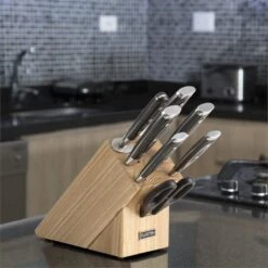 Katana 8 Messerset 8-teilig Schere Wetzstahl Messerblock -Haushaltsgeräte Store 10030150 yy 0005 ambient Messerblock Set