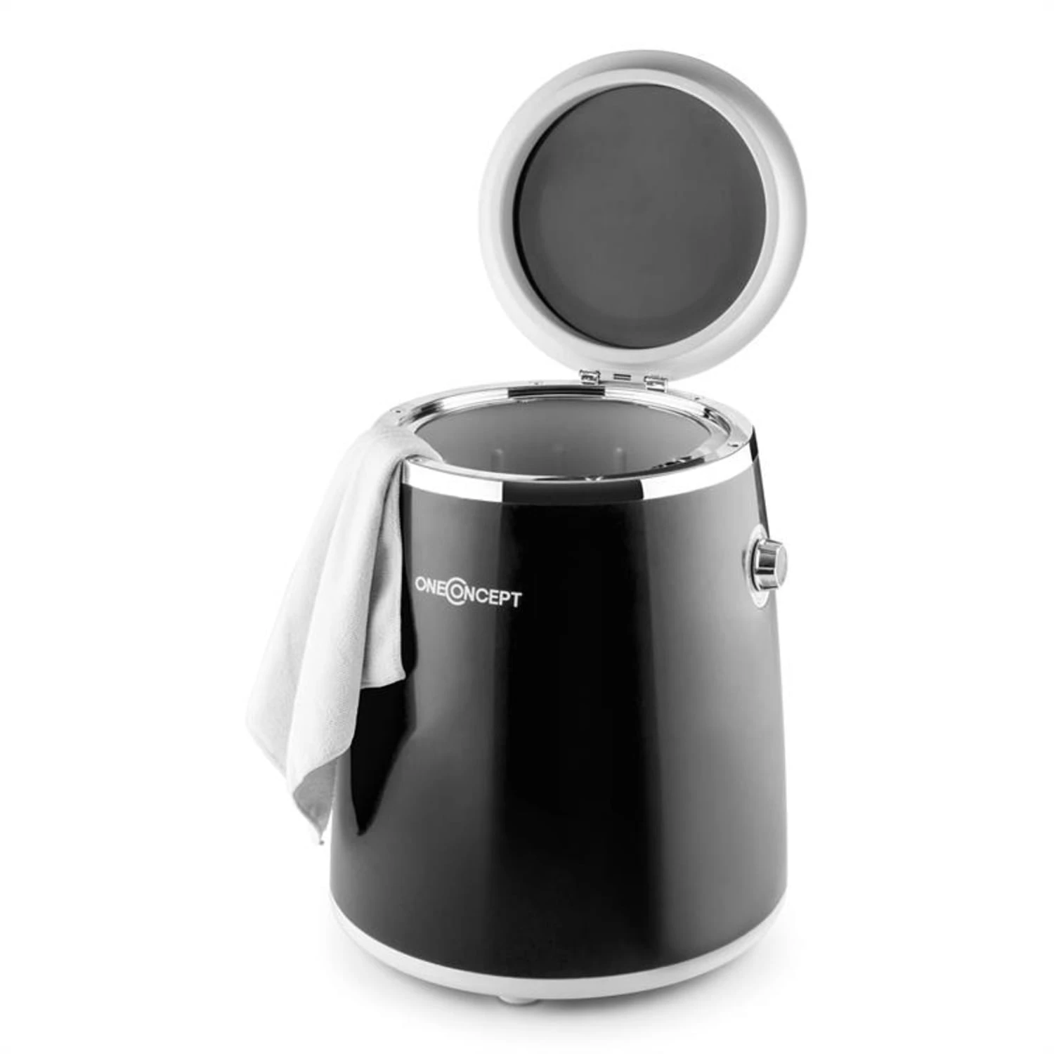 Ecowash-Pico Mini-Waschmaschine Schleuderfunktion 3,5 Kg 380W Schwarz 2 Ecowash-Pico Mini-Waschmaschine Schleuderfunktion 3,5 Kg 380W Schwarz – Bild 2