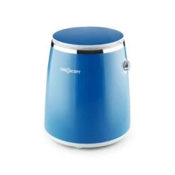 Ecowash-Pico Mini-Waschmaschine Schleuderfunktion 3,5 Kg 380W Blau -Haushaltsgeräte Store 10030791 yy 0008 front oneConcept Ecowash Pico Mini Waschmaschine blau