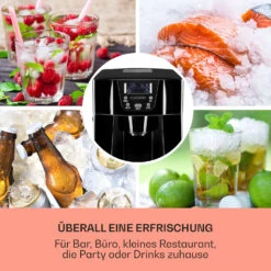 Ice Volcano 2G Eismaschine LED 12kg Je 24h 2l 6-12min Schwarz 11 Ice Volcano 2G Eismaschine LED 12kg Je 24h 2l 6-12min Schwarz -Haushaltsgeräte Store 10030844 DE 0003 usp