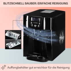 Ice Volcano 2G Eismaschine LED 12kg Je 24h 2l 6-12min Schwarz 13 Ice Volcano 2G Eismaschine LED 12kg Je 24h 2l 6-12min Schwarz -Haushaltsgeräte Store 10030844 DE 0005 usp