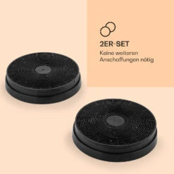Aktivkohlefilter Für Dunstabzugshauben Ersatzteil 2 Filter Ø17,5 Cm -Haushaltsgeräte Store 10030983 de 0003 logo