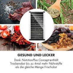 Fruit Jerky 14 Dörrautomat 1000W 30 Bis 70 °C 14 Etagen LC-Display 11 Fruit Jerky 14 Dörrautomat 1000W 30 Bis 70 °C 14 Etagen LC-Display -Haushaltsgeräte Store 10031317 de 0005 logo