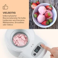 Schneeflöckchen Eiscremebereiter Thermoelektrisch 700ml Leise Weiß -Haushaltsgeräte Store 10031663 de 0004 logo