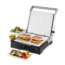 Burgermeister 3-in-1 Kontaktgrill Tischgrill Paninimaker 2000W -Haushaltsgeräte Store 10031664 yy 0006 titel Klarstein Burgermeister 3in1 Kontaktgrill