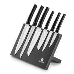 Kashira Messerset 7-tlg Magnetblock Antihaftversiegelung Edelstahl -Haushaltsgeräte Store 10031845 yy 0006 logo