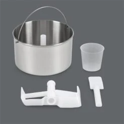 Vanilly Sky Family Eiscremebereiter Frozen Yoghurt 250W 2,5l Schwarz -Haushaltsgeräte Store 10031848 yy 0007 detail Klarstein Vanilly Sky Family Eiscremebereiter schwarz