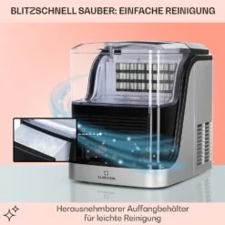 Kristall Eiswürfelmaschine Kristalleis 2 Größen 2,5l Wassertank 11 Kristall Eiswürfelmaschine Kristalleis 2 Größen 2,5l Wassertank -Haushaltsgeräte Store 10031891 de 0005 usp