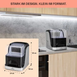 Kristall Eiswürfelmaschine Kristalleis 2 Größen 2,5l Wassertank 12 Kristall Eiswürfelmaschine Kristalleis 2 Größen 2,5l Wassertank -Haushaltsgeräte Store 10031891 de 0006 usp