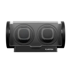 Lugano Uhrenbeweger Kunststoff 2 Uhren 4 Modi Schwarz 8 Lugano Uhrenbeweger Kunststoff 2 Uhren 4 Modi Schwarz -Haushaltsgeräte Store 10032007 yy 0003 front Klarstein Lugano Uhrenbeweger schwarz