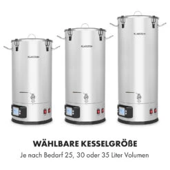 Maischfest Maischekessel 5 Teile 1500/3000W 25l LCD Touch -Haushaltsgeräte Store 10032121 de 0003 logo