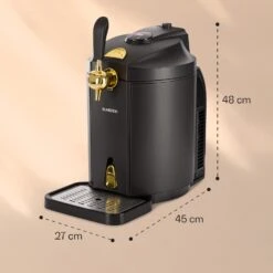 Skal Bierzapfanlage Bierkühler 5l Fässer CO2 Edelstahl Schwarz -Haushaltsgeräte Store 10032176 yy 0007 logo