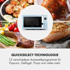 Fine Dinesty 2-in-1-Mikrowelle: 23l 800W / Grill: 1000W Blau -Haushaltsgeräte Store 10032201 de 0005 logo
