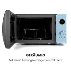 Fine Dinesty 2-in-1-Mikrowelle: 23l 800W / Grill: 1000W Blau -Haushaltsgeräte Store 10032201 de 0006 logo