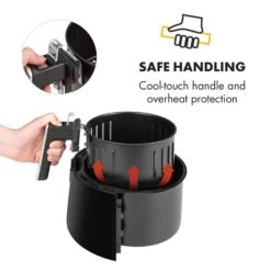 AirVital Heißluftfritteuse 1300W 2,5l CeraPlus-Antihaft Touch Schwarz -Haushaltsgeräte Store 10032332 yy 0008 logo Klarstein AirVital Heissluftfritteuse 1300W schwarz