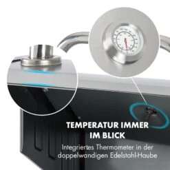 Lucifer 2.0-T Gasgrill 2 X 3,5 KW Brenner 45x44cm Grill Edelstahl -Haushaltsgeräte Store 10032455 de 0007 logo