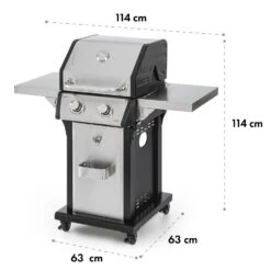Lucifer 2.0-T Gasgrill 2 X 3,5 KW Brenner 45x44cm Grill Edelstahl -Haushaltsgeräte Store 10032455 yy 0012 logo