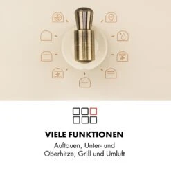 Victoria Einbaubackofen Retro-Design 9 Funktionen 50-250°C Elfenbein 13 Victoria Einbaubackofen Retro-Design 9 Funktionen 50-250°C Elfenbein -Haushaltsgeräte Store 10032485 de 0004 logo