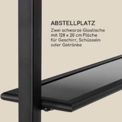 Steakhouse Grilldach 220x215x140cm PE 180 G/m² Flammhemmend Stahl Grau -Haushaltsgeräte Store 10032523 de 0007 logo