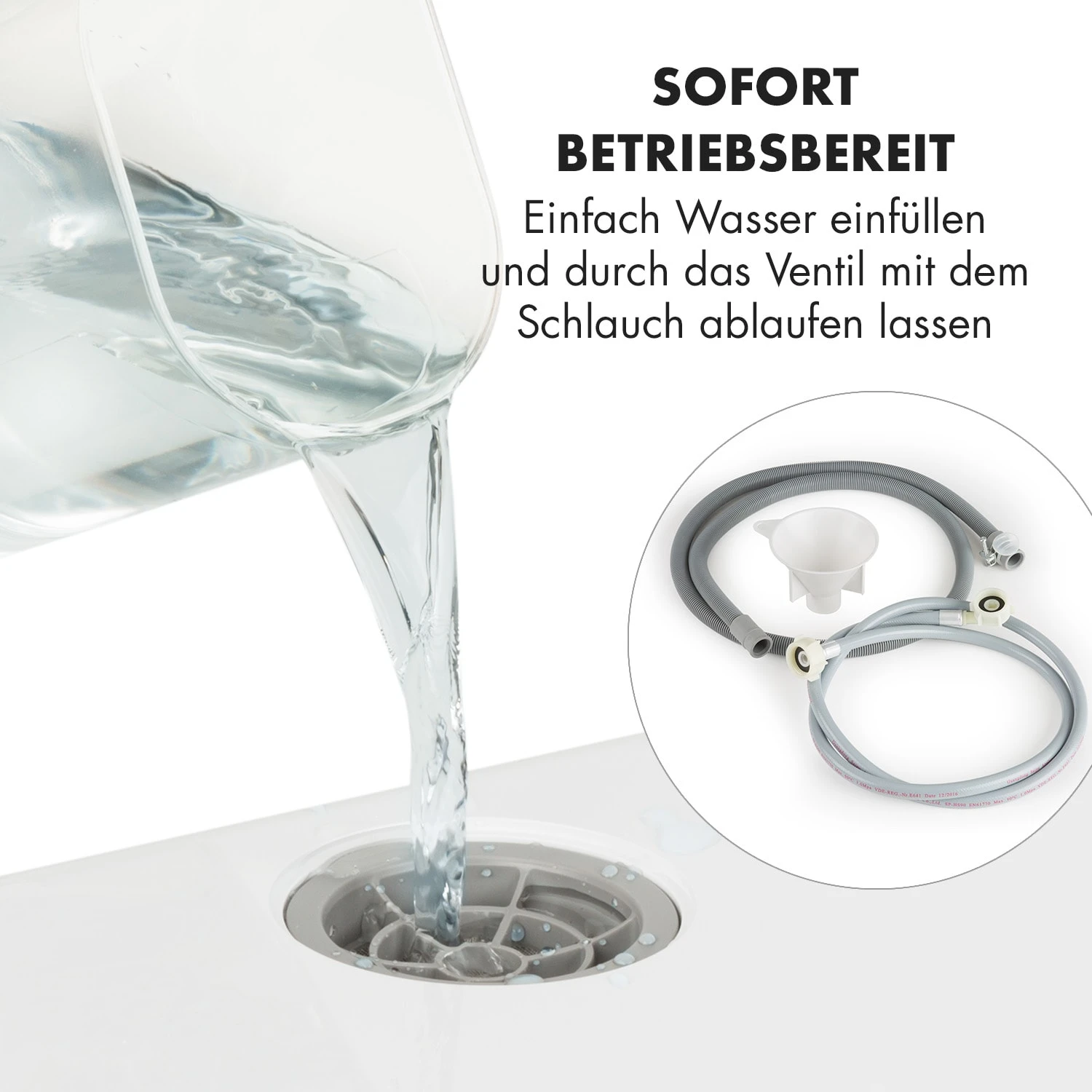 Amazonia Mini Geschirrspülmaschine 6 Programme LED-Display 8 Amazonia Mini Geschirrspülmaschine 6 Programme LED-Display – Bild 8