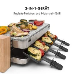 Prime-Rib Raclettegrill 8 Pers. 1500 W Natursteinplatte Edelstahl Holz -Haushaltsgeräte Store 10032695 de 0004 logo