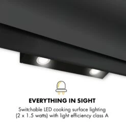 Aurica 90 Dunstabzugshaube, 90 Cm, Wandanbau, 165 W, Schwarz -Haushaltsgeräte Store 10032766 uk 0007 logo