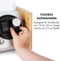 Hanoi 2 Uhrenbeweger, 2 Uhren, 3 Geschwindigkeiten, 4 Modi, Bambus 14 Hanoi 2 Uhrenbeweger, 2 Uhren, 3 Geschwindigkeiten, 4 Modi, Bambus -Haushaltsgeräte Store 10032797 de 0007 logo