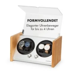 Hanoi 4 Uhrenbeweger, 4 Uhren, 3 Geschwindigkeiten, 4 Modi, Bambus 10 Hanoi 4 Uhrenbeweger, 4 Uhren, 3 Geschwindigkeiten, 4 Modi, Bambus -Haushaltsgeräte Store 10032798 de 0003 logo