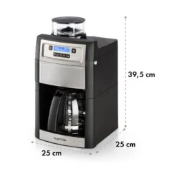 Aromatica II Duo Kaffeemaschine, Integriertes Mahlwerk, 1,25 L Silber 21 Aromatica II Duo Kaffeemaschine, Integriertes Mahlwerk, 1,25 L Silber -Haushaltsgeräte Store 10032865 yy 0011 logo Klarstein Aromatica II Duo Kaffeemaschine schwarz