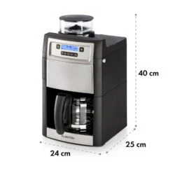Aromatica II Kaffeemaschine, Mahlwerk, 1,25 L, Silber -Haushaltsgeräte Store 10032872 yy 0011 logo Klarstein Aromatica II Kaffeemaschine silber