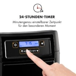 Aromatica II Set Kaffeemaschine, Mahlwerk, 1,25 L, Schwarz -Haushaltsgeräte Store 10032874 de 0005 logo