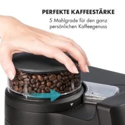 Aromatica II Set Kaffeemaschine, Mahlwerk, 1,25 L, Schwarz -Haushaltsgeräte Store 10032874 de 0006 logo