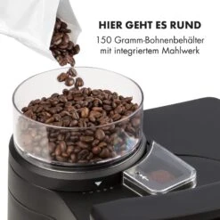 Aromatica II Set Kaffeemaschine, Mahlwerk, 1,25 L, Schwarz -Haushaltsgeräte Store 10032874 de 0008 logo
