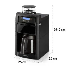 Aromatica II Thermo Kaffeemaschine, Mahlwerk, 1,25 L, Schwarz -Haushaltsgeräte Store 10032876 yy 0011 logo Klarstein Aromatica II Thermo Kaffeemaschine schwarz reedit